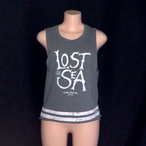 Legacy Lost At Sea Gray Tank Top Shirt Medium
